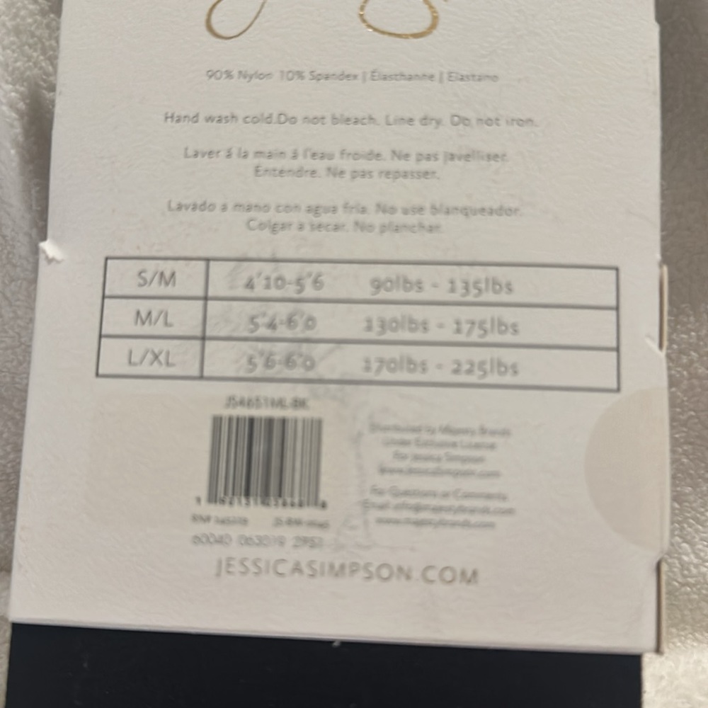 Jessica Simpson Opaque Tights - 2 Pairs - Picture 7 of 12